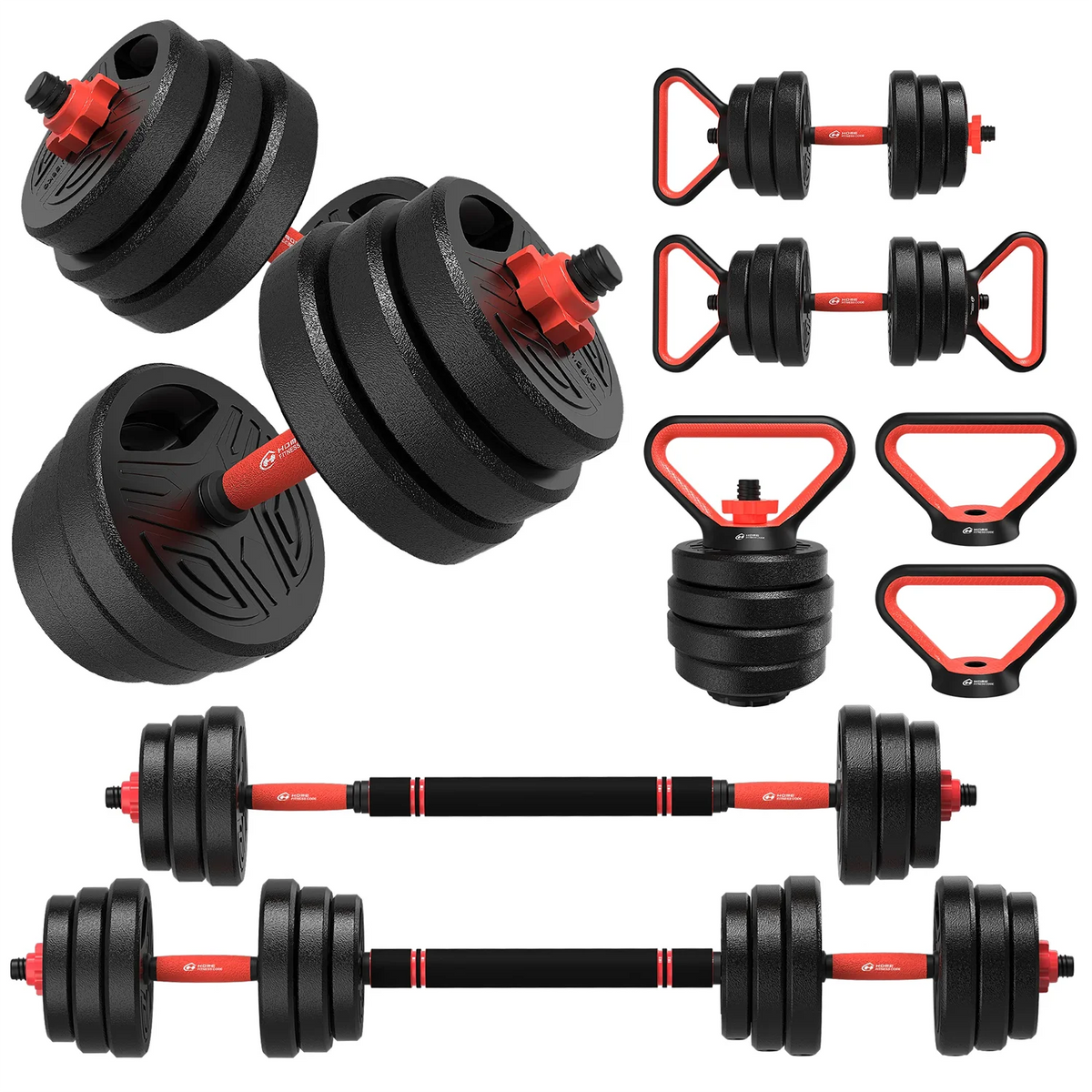 3-in-1 Adjustable Dumbbell Weight Set