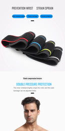 AOLIKES 1PCS Adjustable Sport Wristband Wrist Brace Wrap Bandage Support Band Gym Strap Safety sports wrist protector Hand Bands