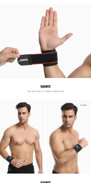 AOLIKES 1PCS Adjustable Sport Wristband Wrist Brace Wrap Bandage Support Band Gym Strap Safety sports wrist protector Hand Bands