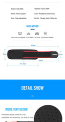 AOLIKES 1PCS Adjustable Sport Wristband Wrist Brace Wrap Bandage Support Band Gym Strap Safety sports wrist protector Hand Bands