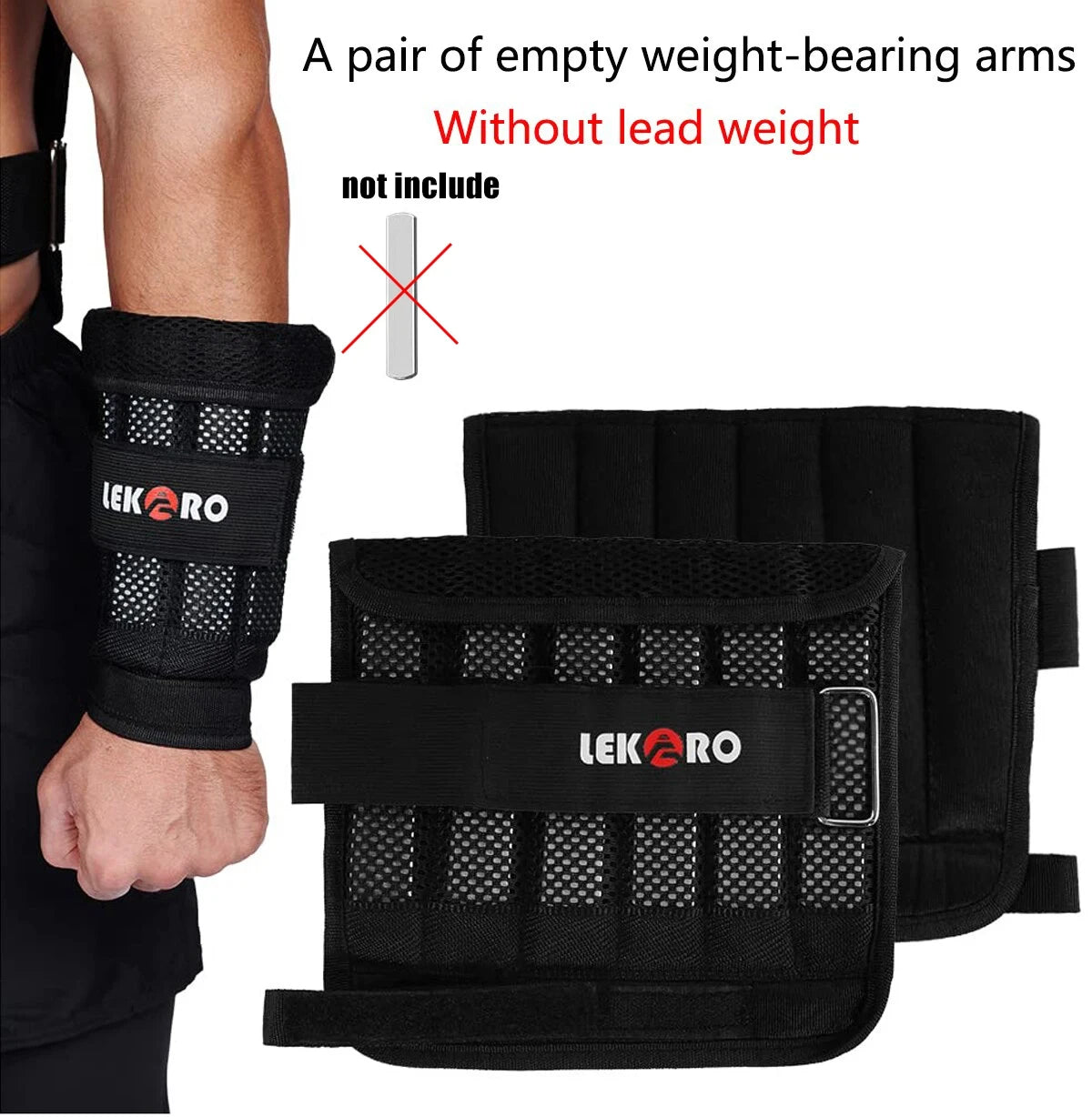 Arm/Leg Wearable Adjustable Weight Bearing Vest, Removable Wrist Ankle Weight For Men And Women Training Fitness