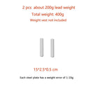 20kg Adjustable Weight Training Suit Empty Bag Fitness Running Vest, Hand And Foot Strength Training Physical Training Clothing